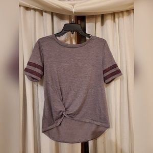 Wallflower knot front t-shirt